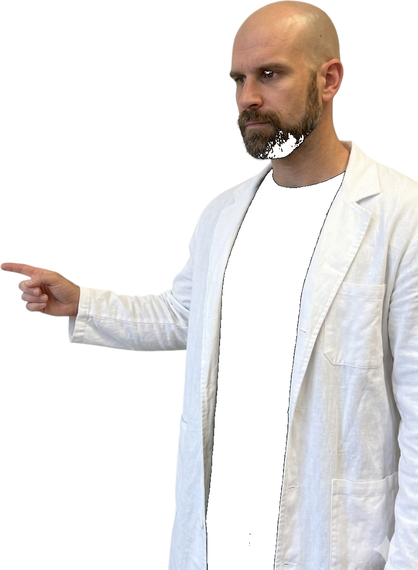 Sascha Kollmeder zeigt auf seine Stärken